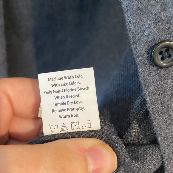 Burnside Grey Button Down Shirt with Trillium Brewery Logo - Size Small - Picture 6 of 7